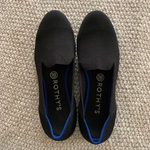 Rothys Black Loafers Size 8